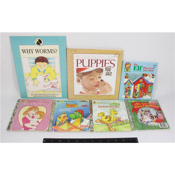 BUNDLE OF 7 KIDS BOOKS  GOLDEN BOOKS