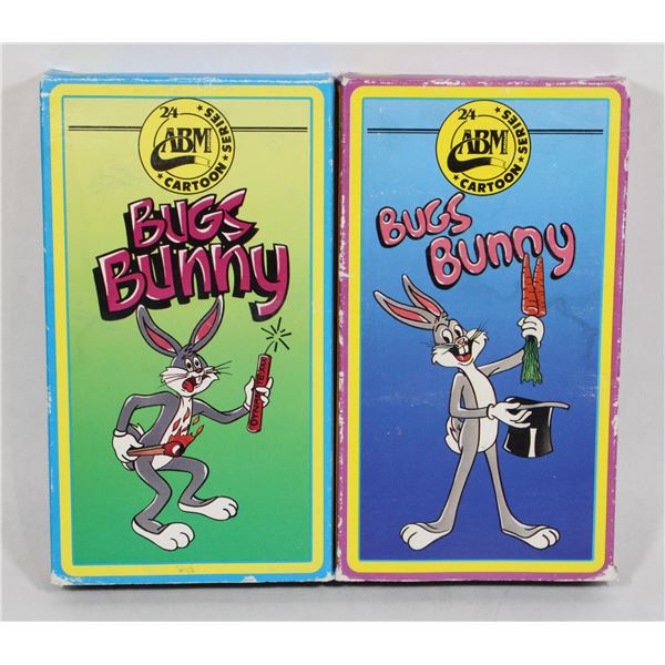 VINTAGE BUGS BUNNY VHS VOL. 1 AND VOL. 2