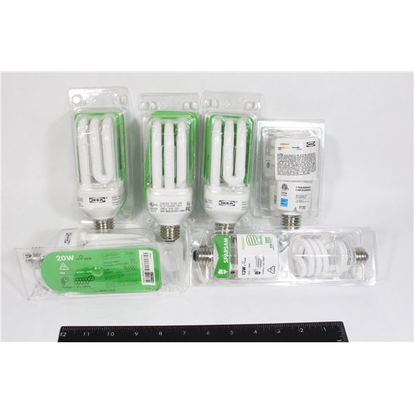 NEW BUNDLE IKEA SPARSAM 20 W ANDF 13 LIGHTBULBS