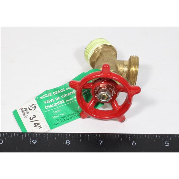 BOILER DRAIN 3\4 MALE THREADED