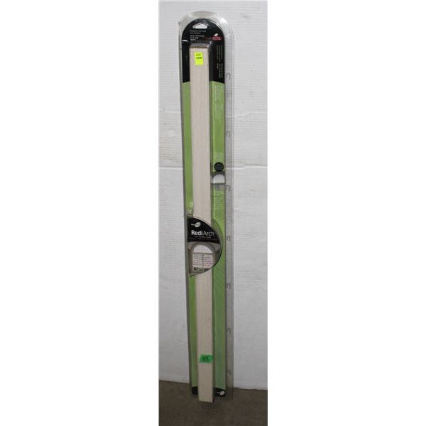 REDI ARCH WHITE WINDOW SHADE BASE 3'X6'