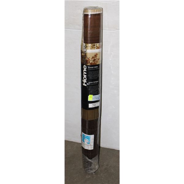 NEW HOME STYLES WALNUT BAMBOO BLIND 30X60