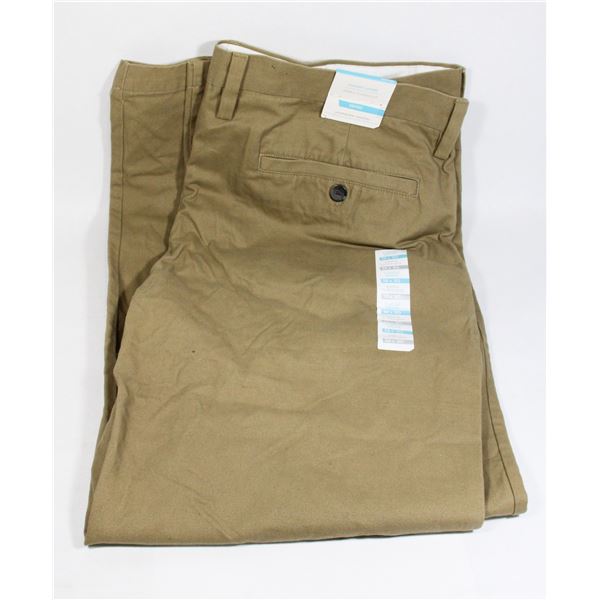 OLD NAVY 38X30 LIGHT BROWN DRESS PANTS