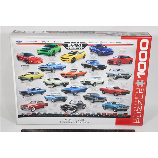 1000PC AMERICAN MUSCLE CAR EVOLUTION PUZZLE
