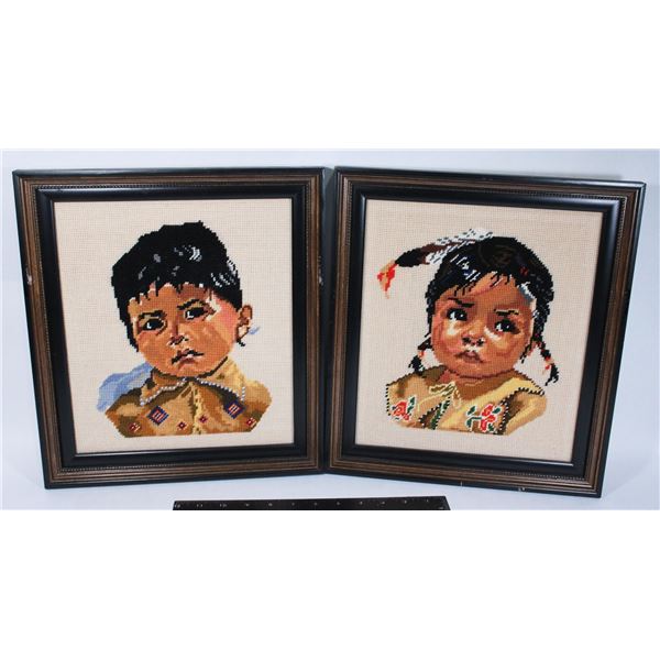 2 NATIVE PICTURES HAND MADE