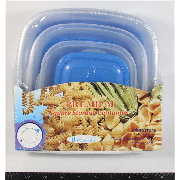 NEW ITEM 39811 STORAGE CONTAINER 8 PCS SET