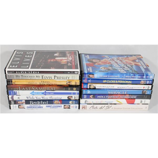 LOT OF  15 DVD'S INCLUDES VOLUME 1 & 2 HE