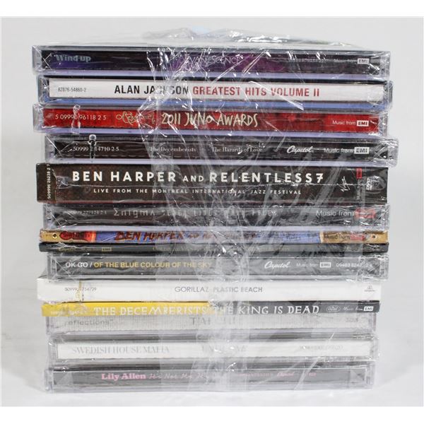 LOT OF NEW CD'S INCLUDES EVANESCENCE, ALAN