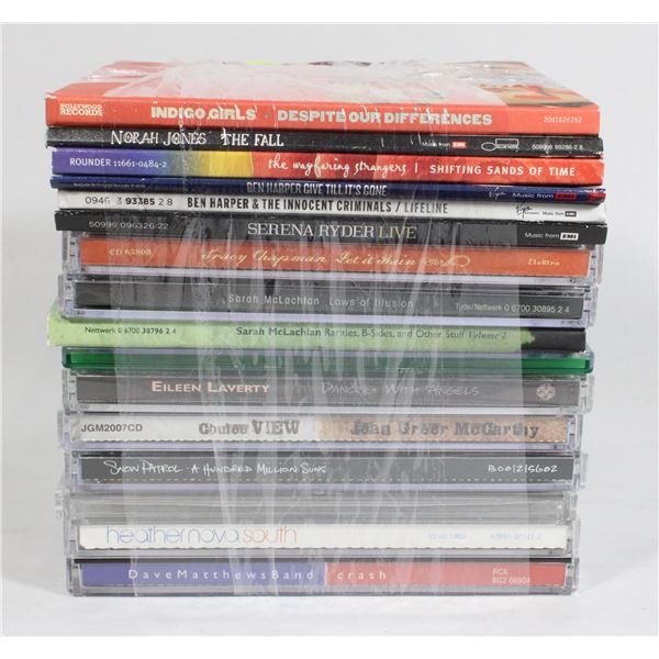 LOT OF CD'S INCLUDING TRACY CHAPMAN LET IT RAIN,