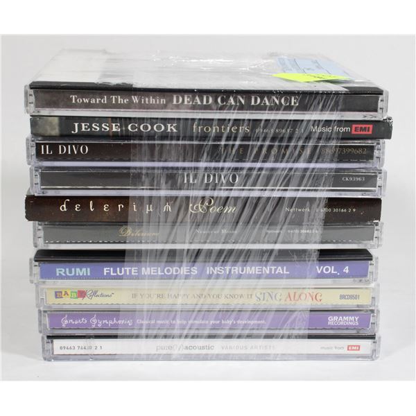 LOT OF MELODY MUSIC CD'S INCLUDING TOWARD THE