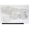 Image 1 : LOT OF CUT GLASS BOWLS, CUPS, ETC
