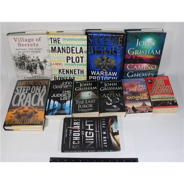 GRISHAM AND PATTERSON NOVELS