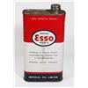 Image 1 : VINTAGE 1 IMPERIAL QUART ESSO TIN WITH A LIQUID