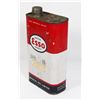 Image 2 : VINTAGE 1 IMPERIAL QUART ESSO TIN WITH A LIQUID