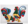 Image 1 : VINTAGE WOODEN ROOSTERS WALL ART