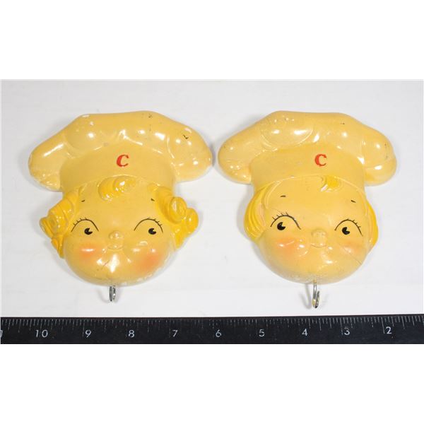 VINTAGE CAMPBELL KIDS CHALKWARE