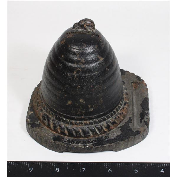 ANTIQUE CAST-IRON EARLY CANADIAN BANK