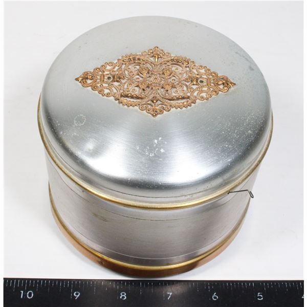 ANTIQUE MUSIC BOX ENGRAVED