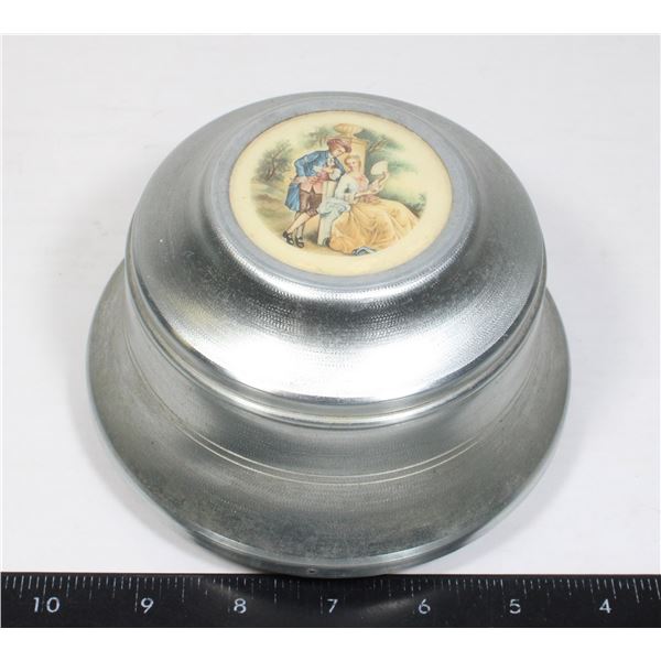 ANTIQUE MUSIC BOX ENGRAVED