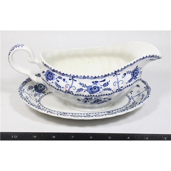 VINTAGE JOHNSON BROTHERS INDIES BLUE