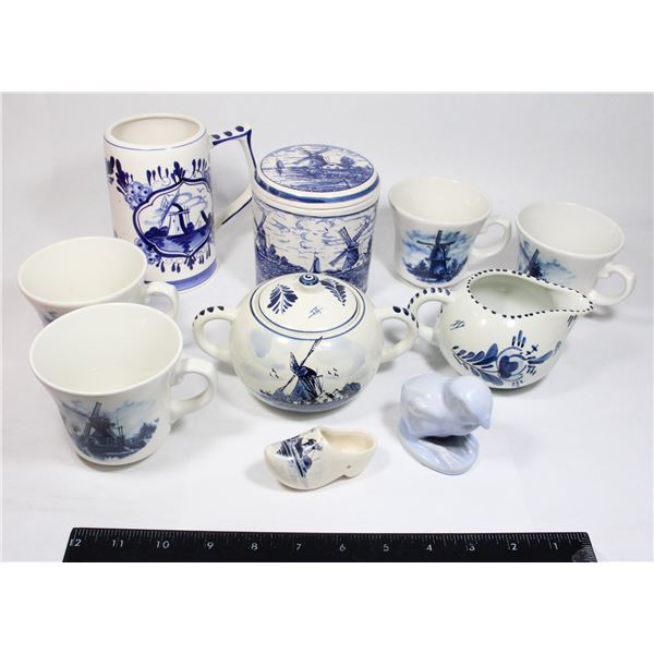 VINTAGE SET "DELFT BLAUW"