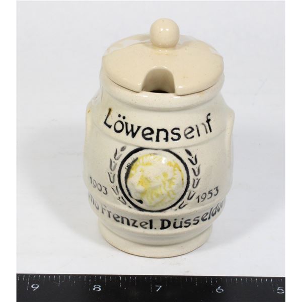 VINTAGE CERAMIC MUSTARD POT