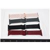 Image 1 : PACK OF 4 RUBBER APPLE WATCH STRAPS NEW