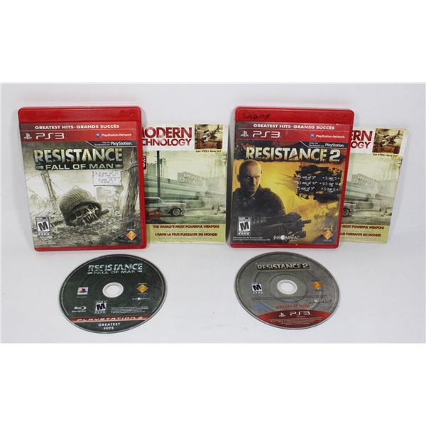 PS3 RESISTANCE 2 RESISTANCE FALL OF MAN