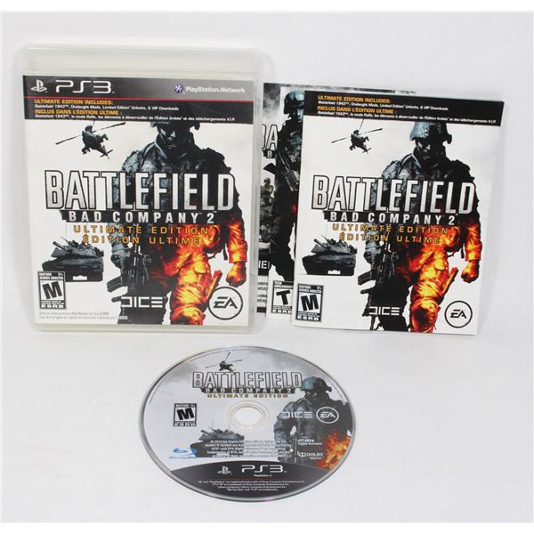 PS3 BATTLEFIELD BAD COMPANY 2