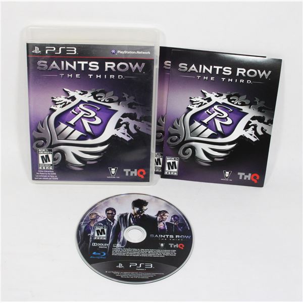 PS3 SAINTS ROW THE THIRD
