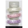 Image 1 : 3 NEW ACRYLIC FRENCH CLIPS WHITE, PINK AND PURPLE
