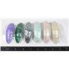 Image 1 : NEW 6 PCE OVAL ACRYLIC FRENCH CLIP HAIR ACCESSORY