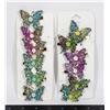 Image 1 : 2 SETS OF NEW BUTTERFLY ALLIGATOR HAIR CLIP