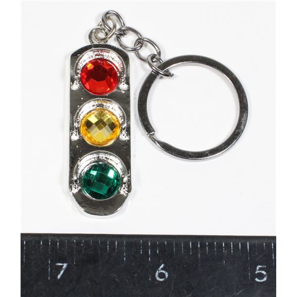 NEW TRAFFIC LIGHT KEY CHAIN