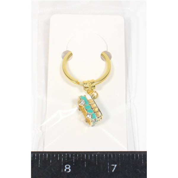 NEW SEAFOAM VOLKSWAGEN VAN THEME KEYCHAIN