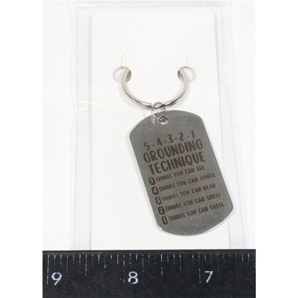 NEW CALMING REMINDER KEY CHAIN. THE 5 SENSES