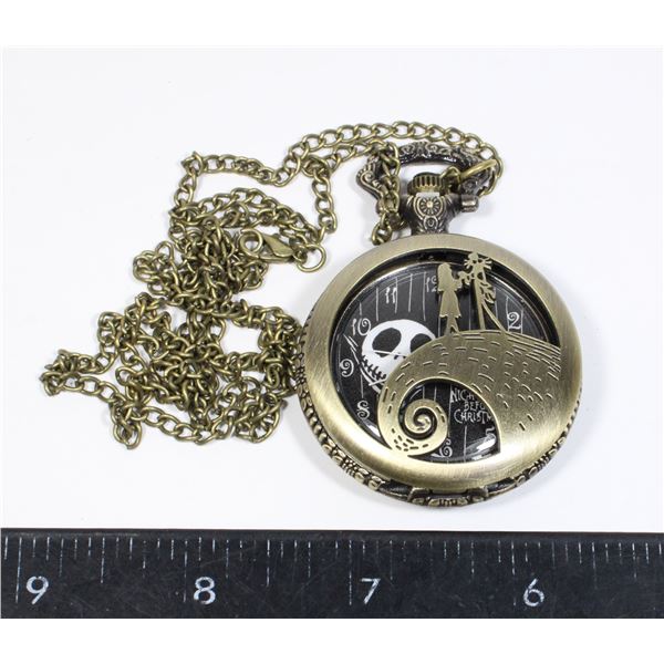 NEW GOLD TONE NIGHTMARE BEFORE CHRISTMAS THEME