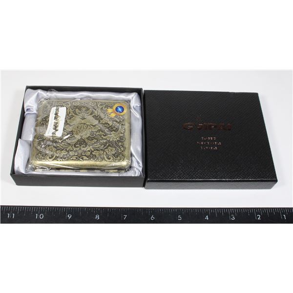 NEW PEONY DESIGN BRASS CIGARETTE HOLDER