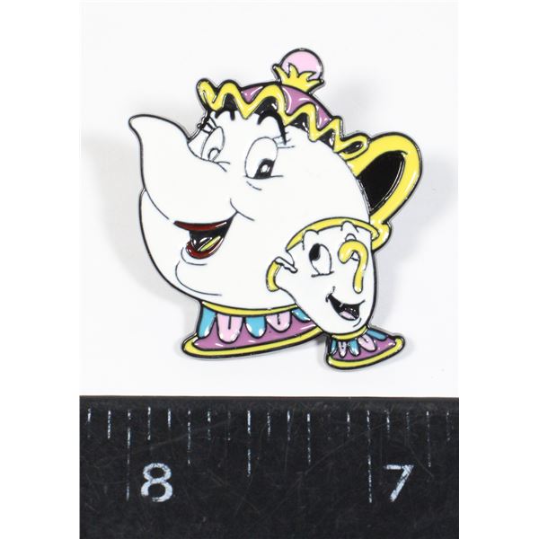 NEW BEAUTY AND THE BEAST THEME LAPEL PIN