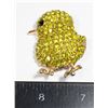 Image 1 : NEW CHICKADEE RHINESTONE BROOCH/PENDANT