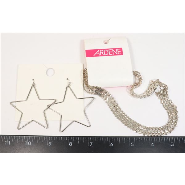 COSTUME SILVER TONE JEWELRY