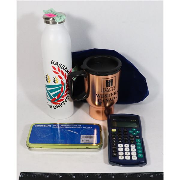 BUNDLE OF ASSORTED ITEMS INCLUDING STAINLESS