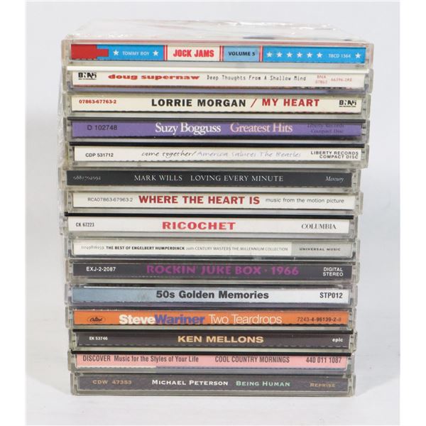 LOT OF 15 CD’s