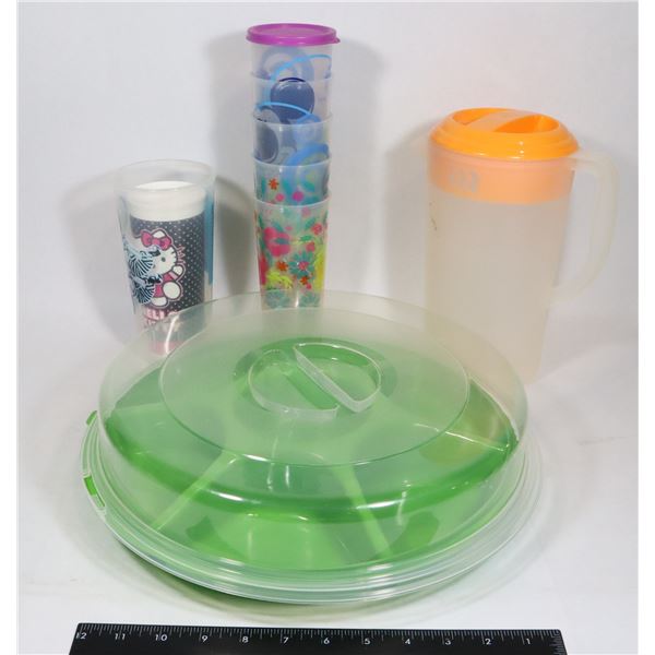 LOT OF FOOD CONTAINERS