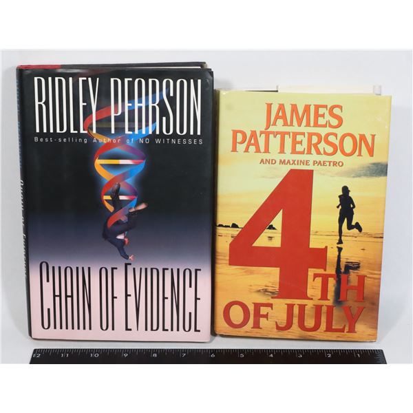 BOOK LOT: JAMES PATTERSON 4TH OF JULY & RIDLEY