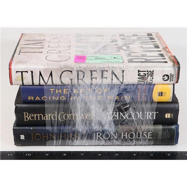 LOT OF 4 FICTION NOVELS
