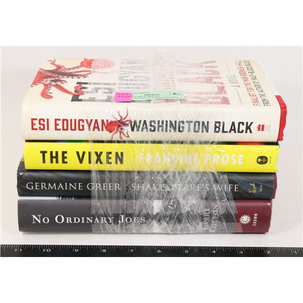 LOT OF 4 HISTORICAL FICTION/NON-FICTION NOVELS