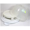 Image 2 : WILTON CAKE CARRIER WITH TUPPERWARE PLATFORM TO