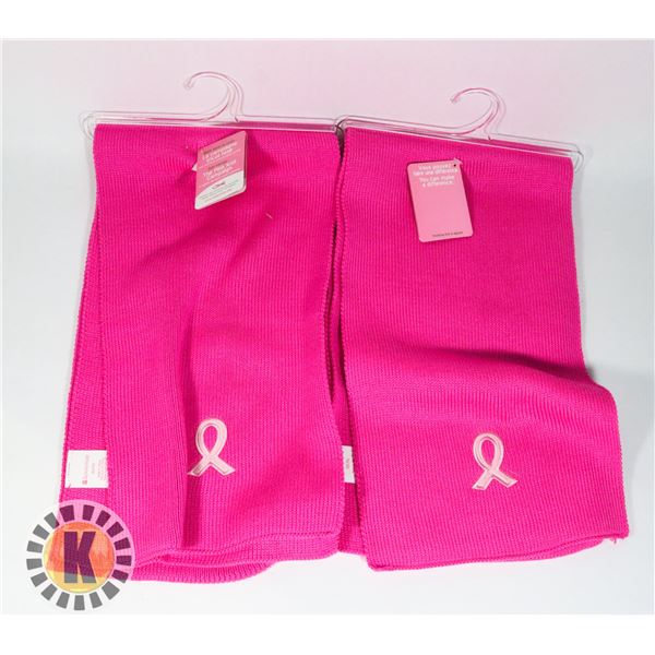 TWO NEW BREAST CANCER AWARENESS SCARVES