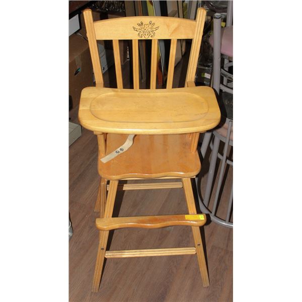 WOODEN RESTAURANT CHAIR FOR KIDS